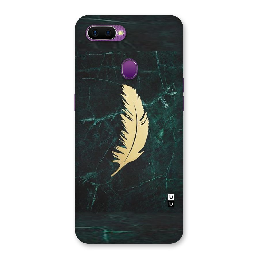 Golden Leaf Back Case for Oppo F9