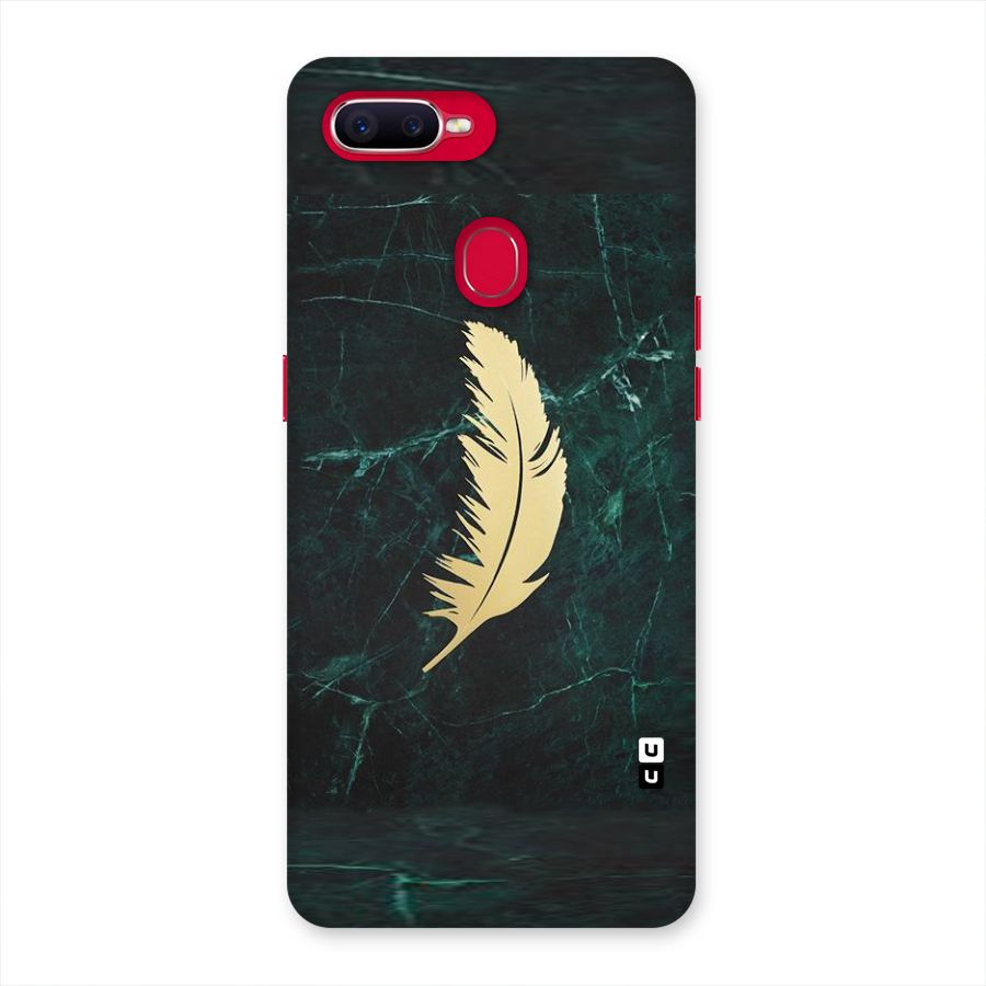 Golden Leaf Back Case for Oppo F9 Pro