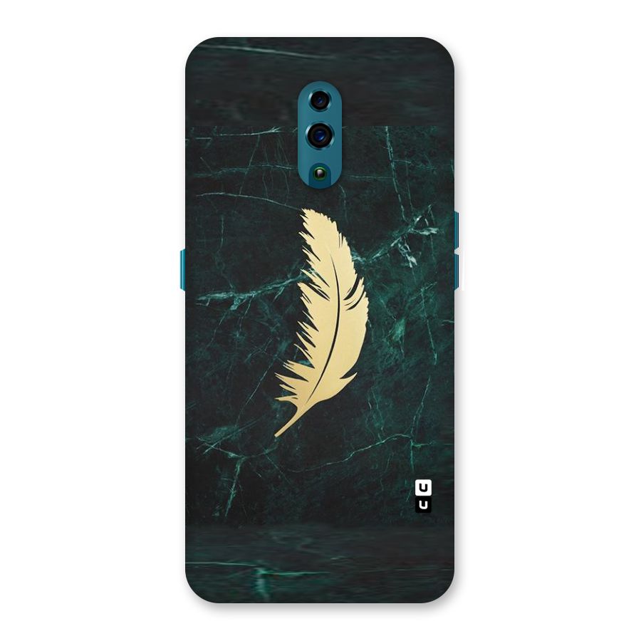 Golden Leaf Back Case for Oppo Reno