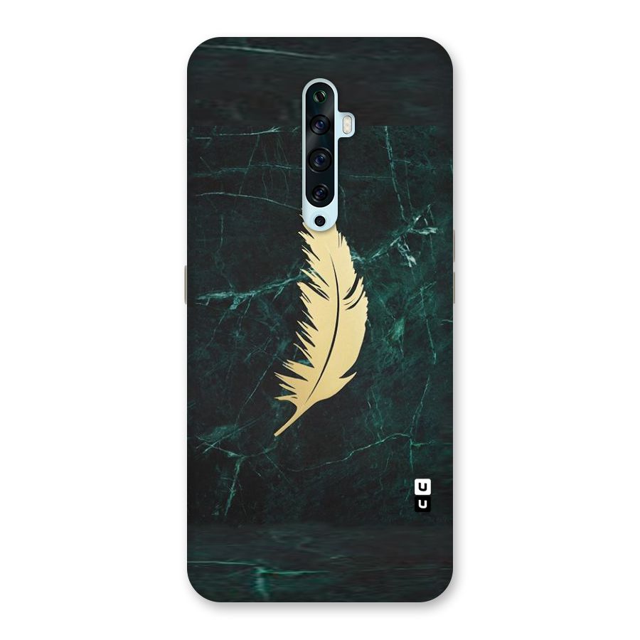 Golden Leaf Back Case for Oppo Reno2 Z