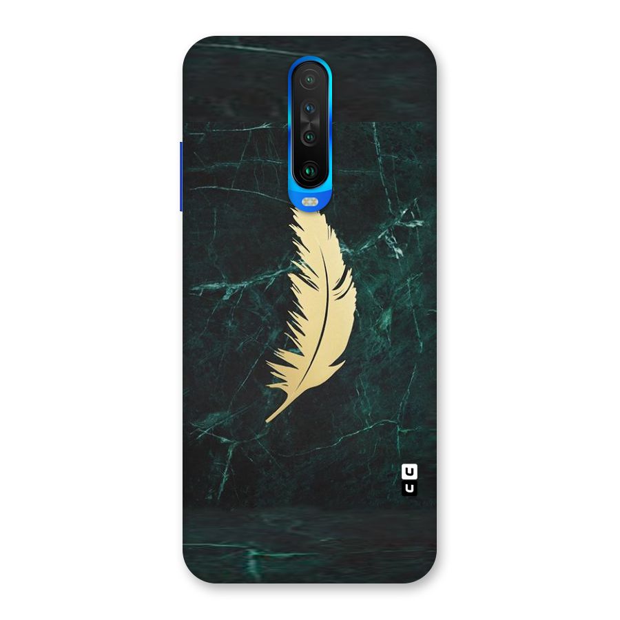 Golden Leaf Back Case for Poco X2
