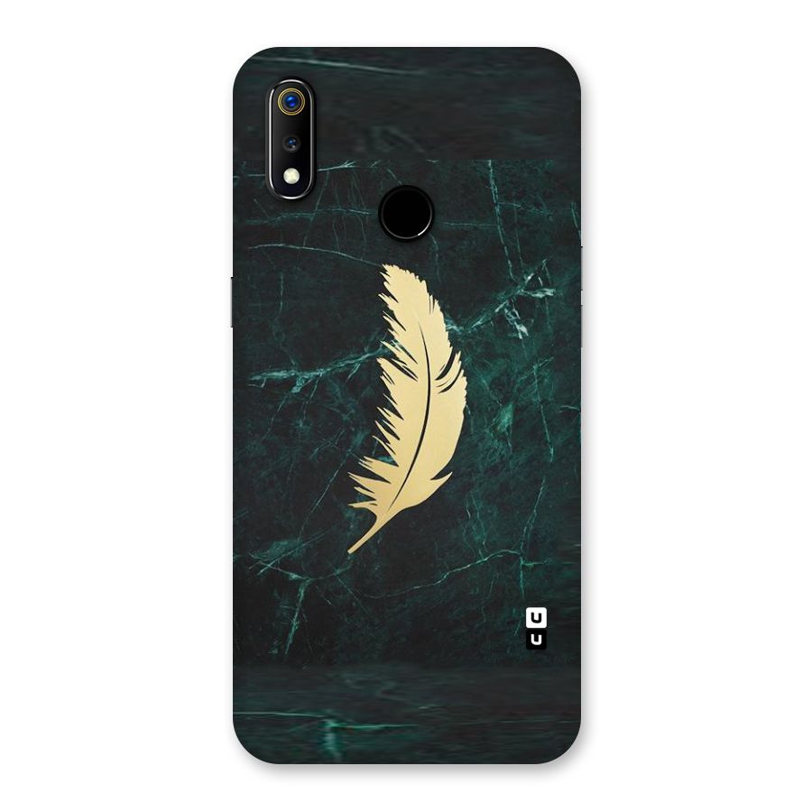 Golden Leaf Back Case for Realme 3