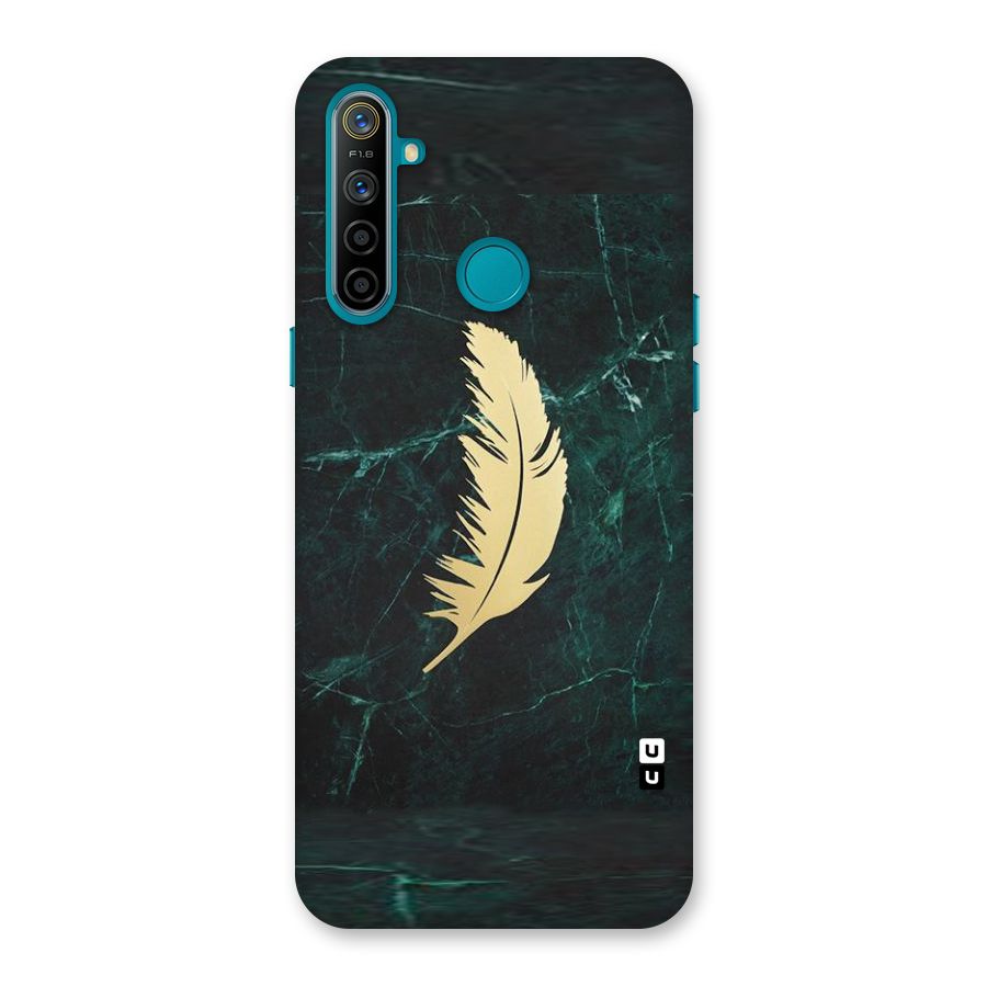Golden Leaf Back Case for Realme 5i