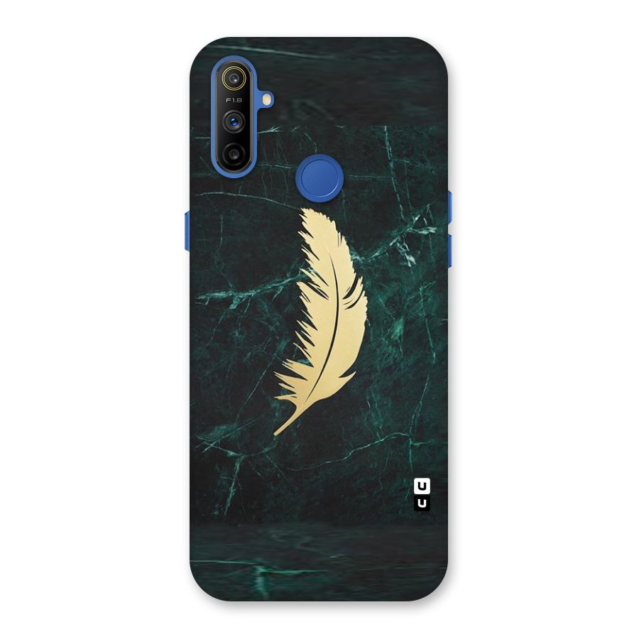 Golden Leaf Back Case for Realme Narzo 10A