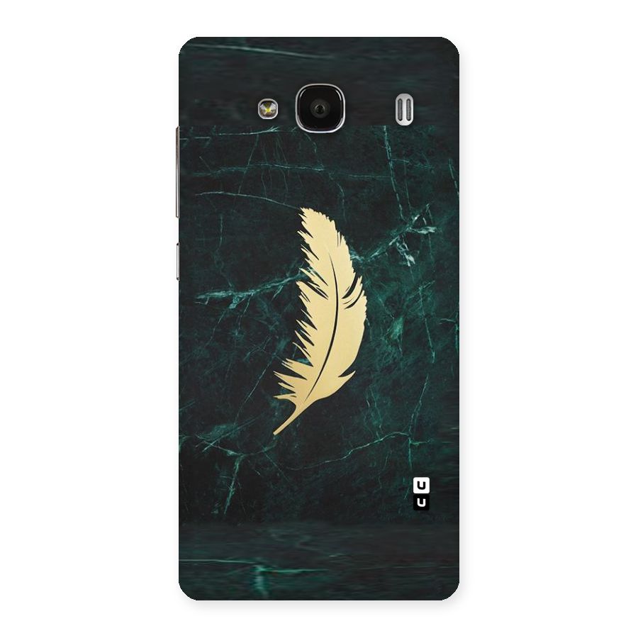 Golden Leaf Back Case for Redmi 2s
