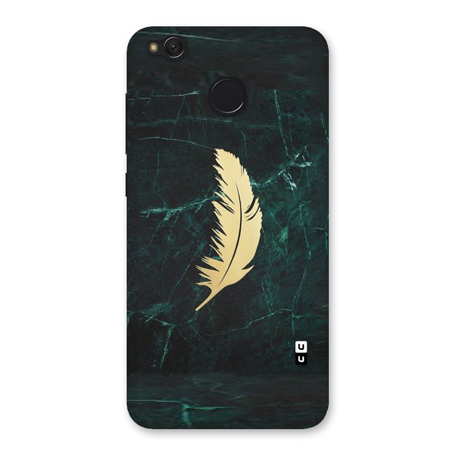 Golden Leaf Back Case for Redmi 4