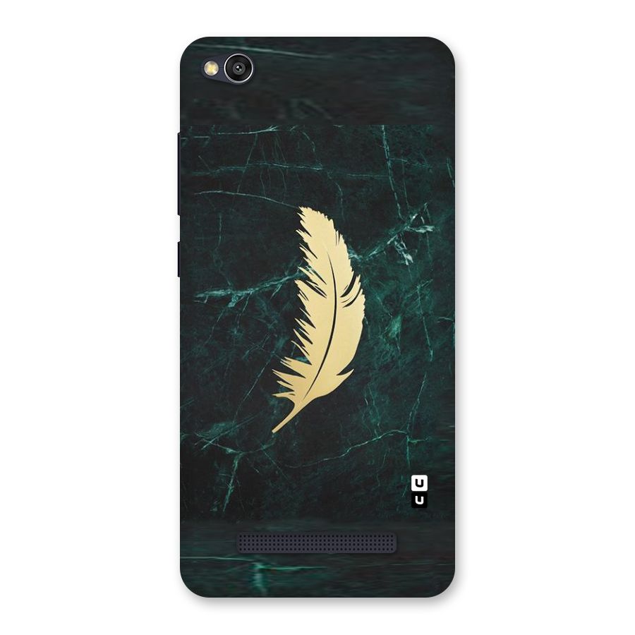 Golden Leaf Back Case for Redmi 4A