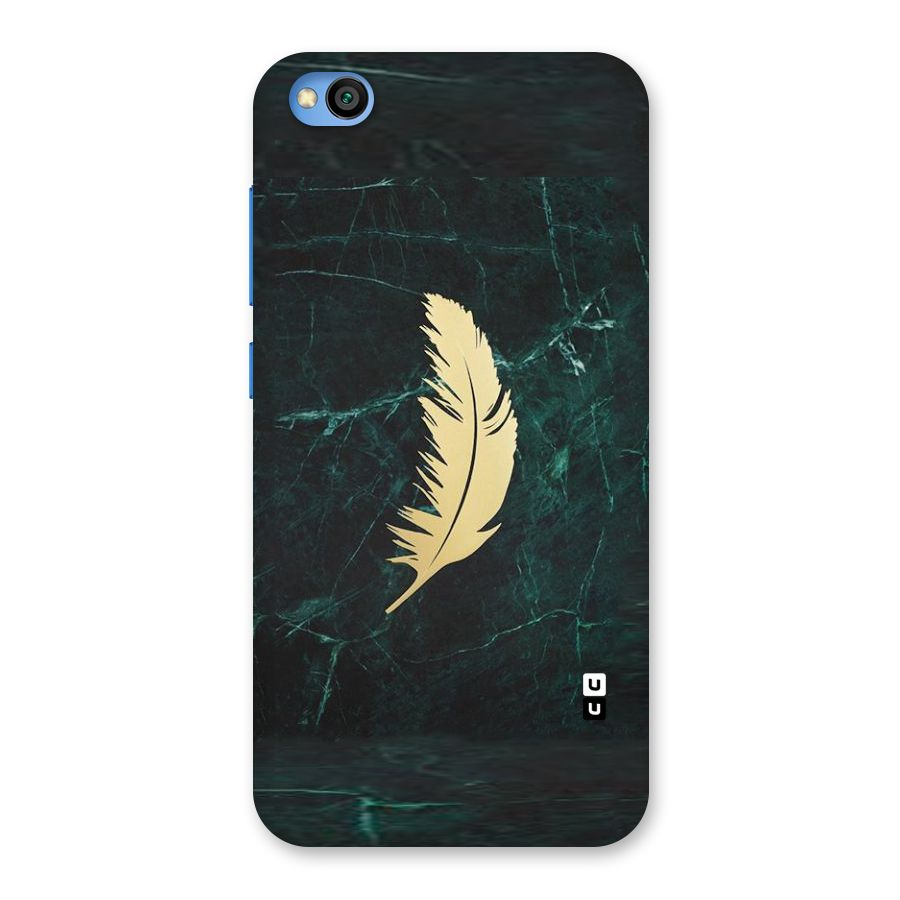 Golden Leaf Back Case for Redmi Go