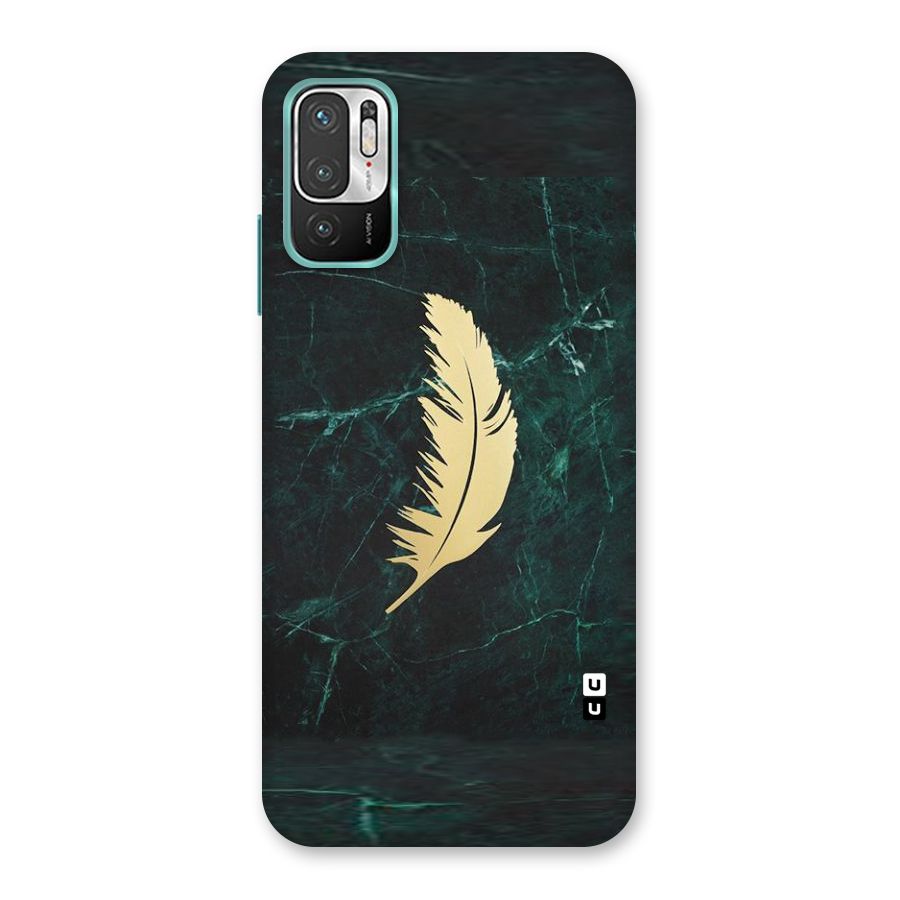 Golden Leaf Back Case for Redmi Note 10T 5G