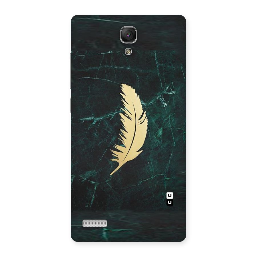 Golden Leaf Back Case for Redmi Note Prime