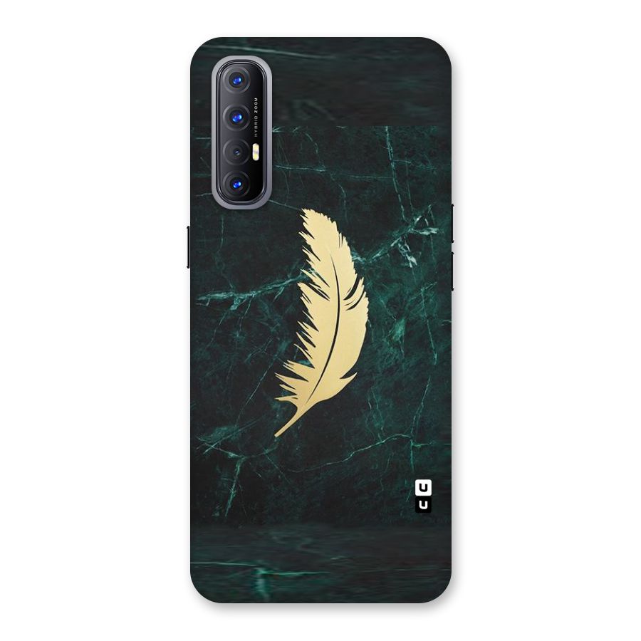 Golden Leaf Back Case for Reno3 Pro
