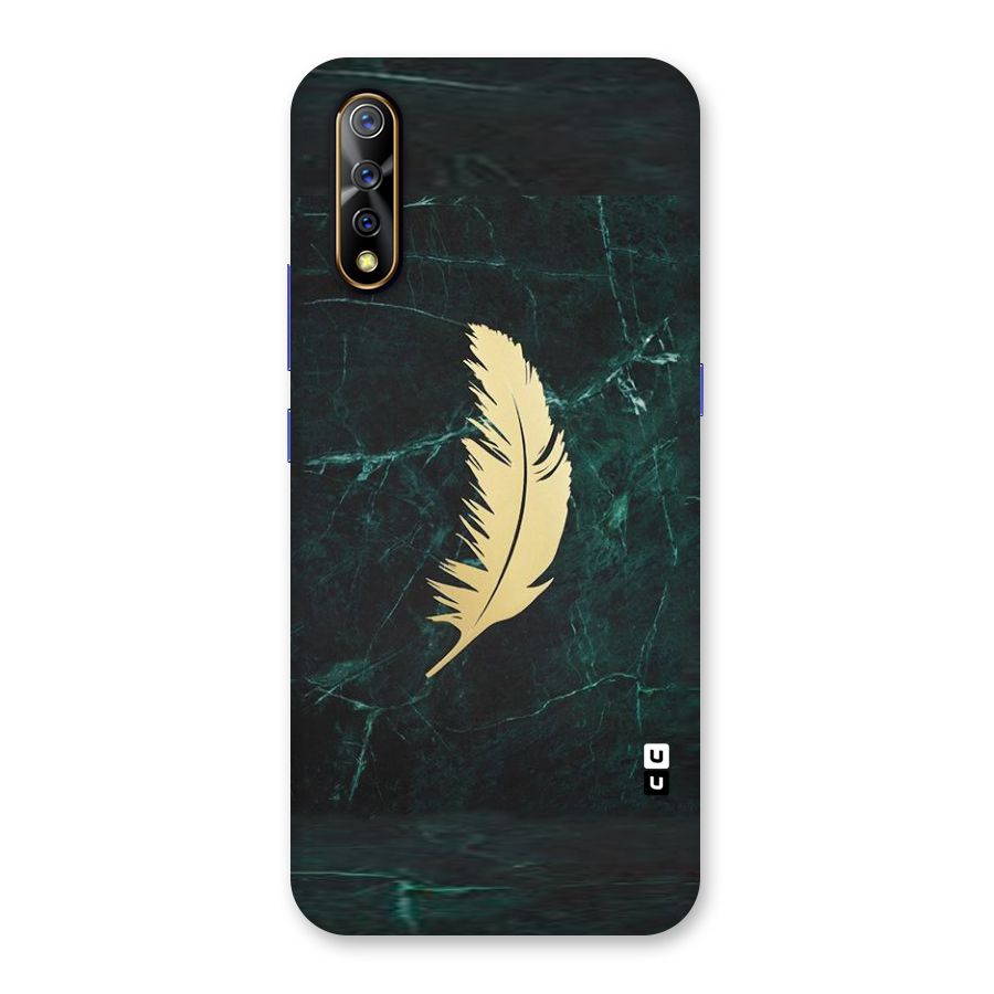 Golden Leaf Back Case for Vivo S1