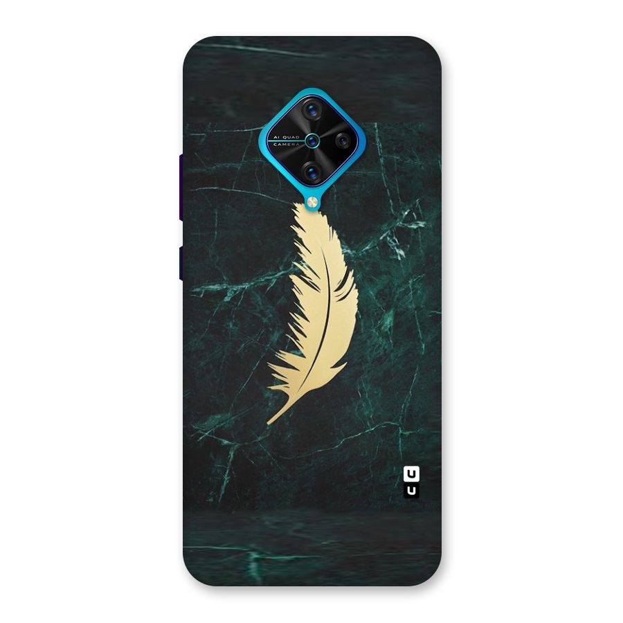 Golden Leaf Back Case for Vivo S1 Pro