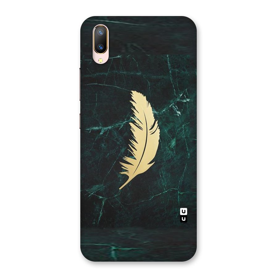 Golden Leaf Back Case for Vivo V11 Pro