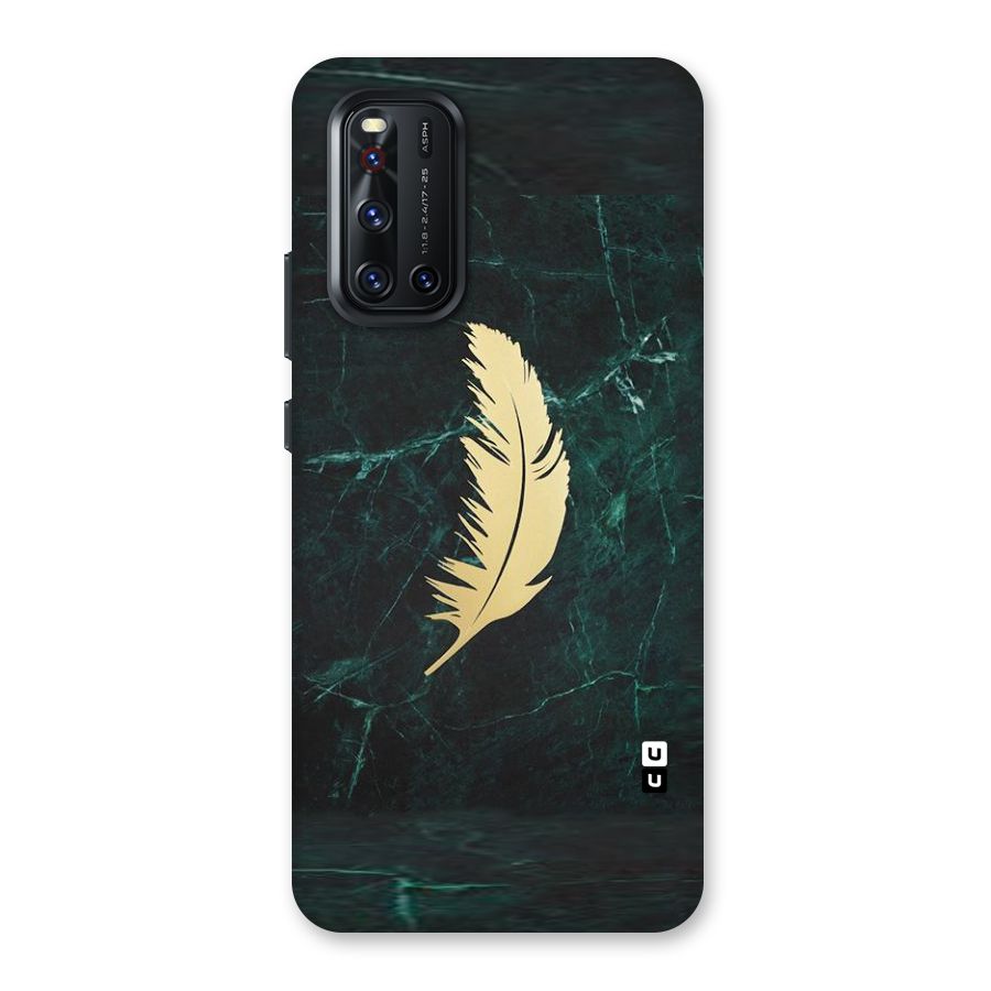 Golden Leaf Back Case for Vivo V19