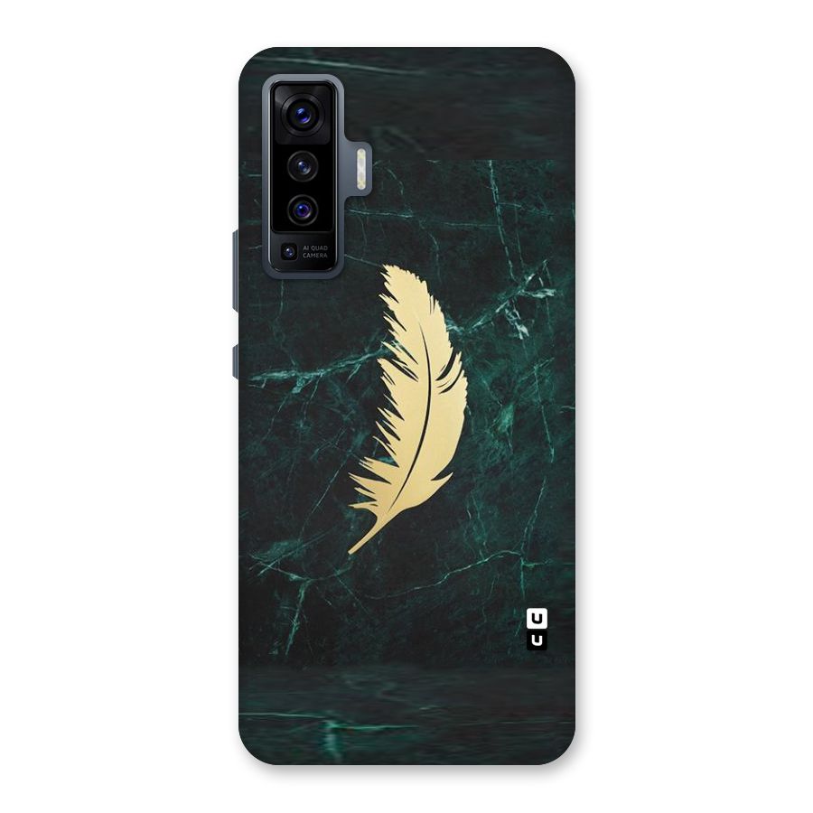 Golden Leaf Back Case for Vivo X50