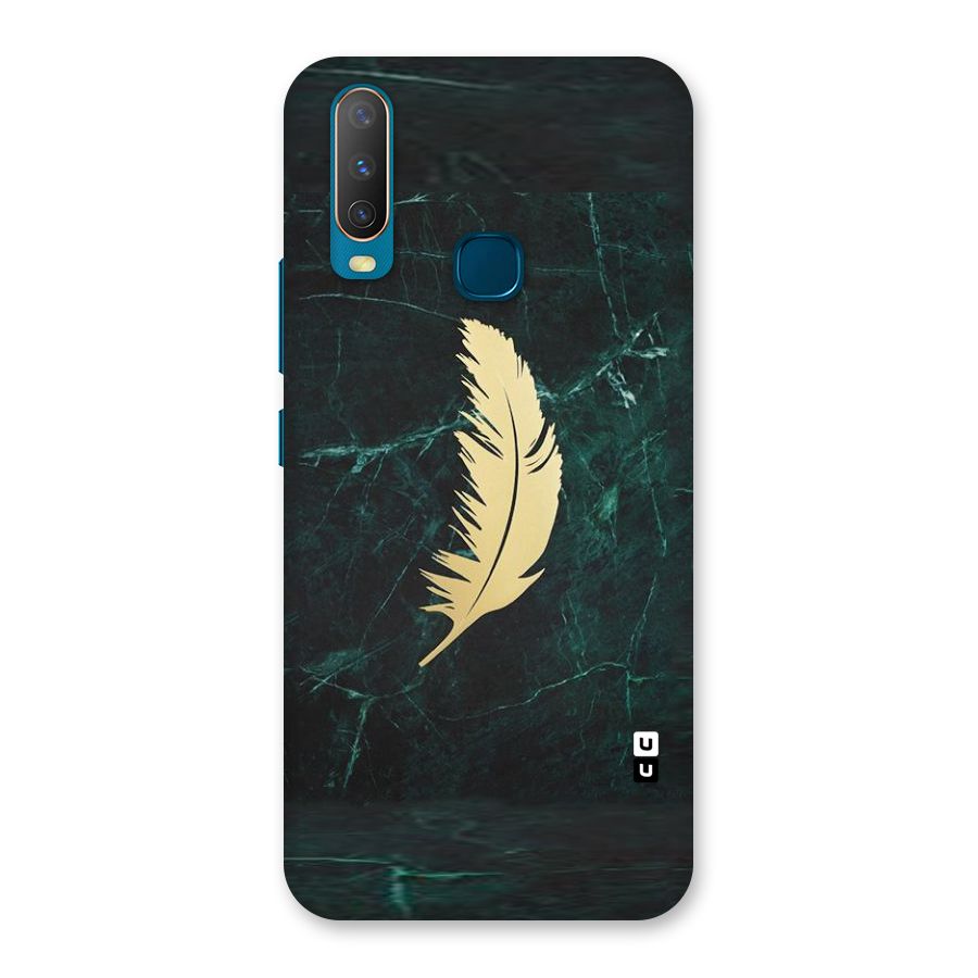 Golden Leaf Back Case for Vivo Y11