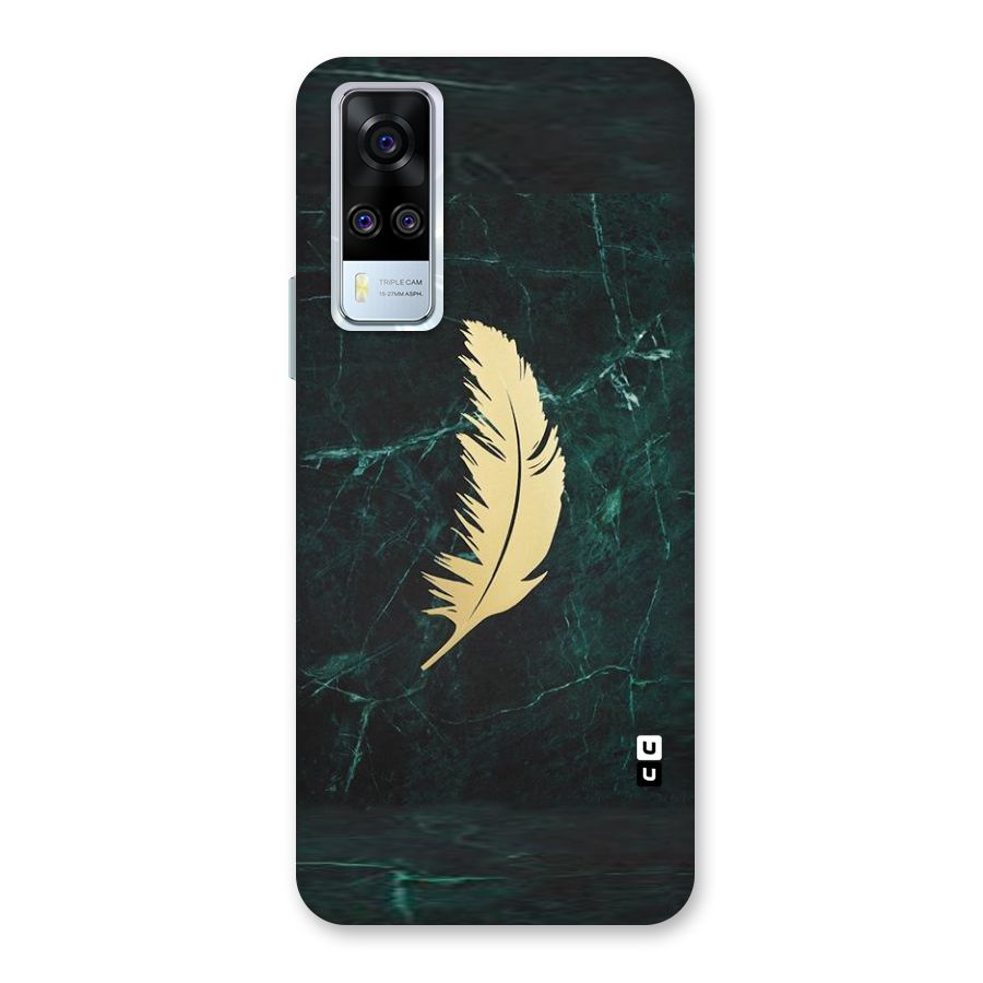 Golden Leaf Back Case for Vivo Y31