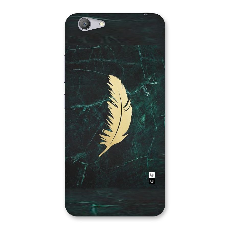 Golden Leaf Back Case for Vivo Y53