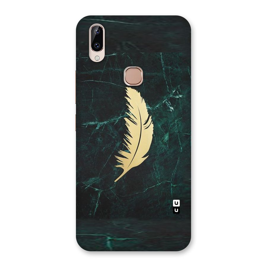 Golden Leaf Back Case for Vivo Y83 Pro
