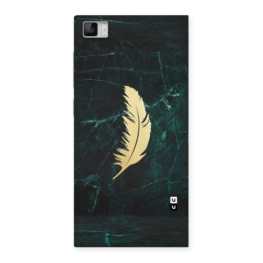 Golden Leaf Back Case for Xiaomi Mi3