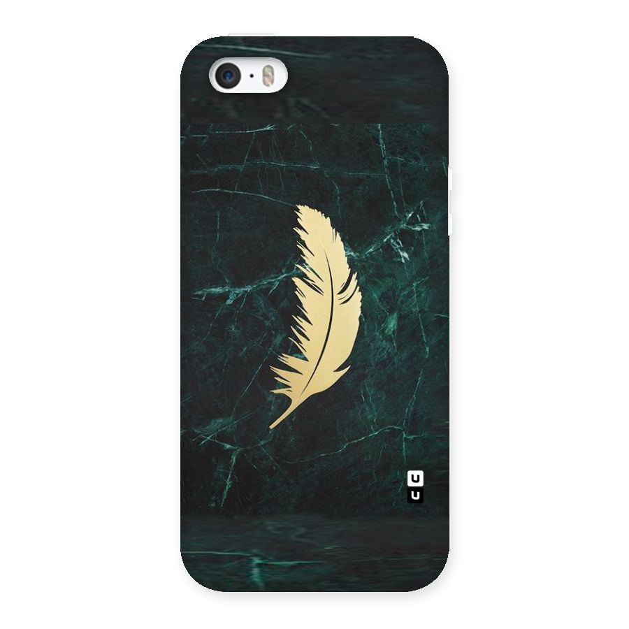 Golden Leaf Back Case for iPhone 5 5S