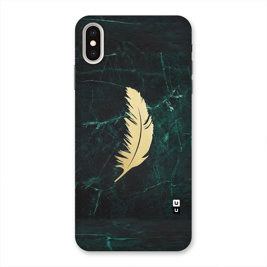 Golden Leaf Back Case for iPhone XS Max
