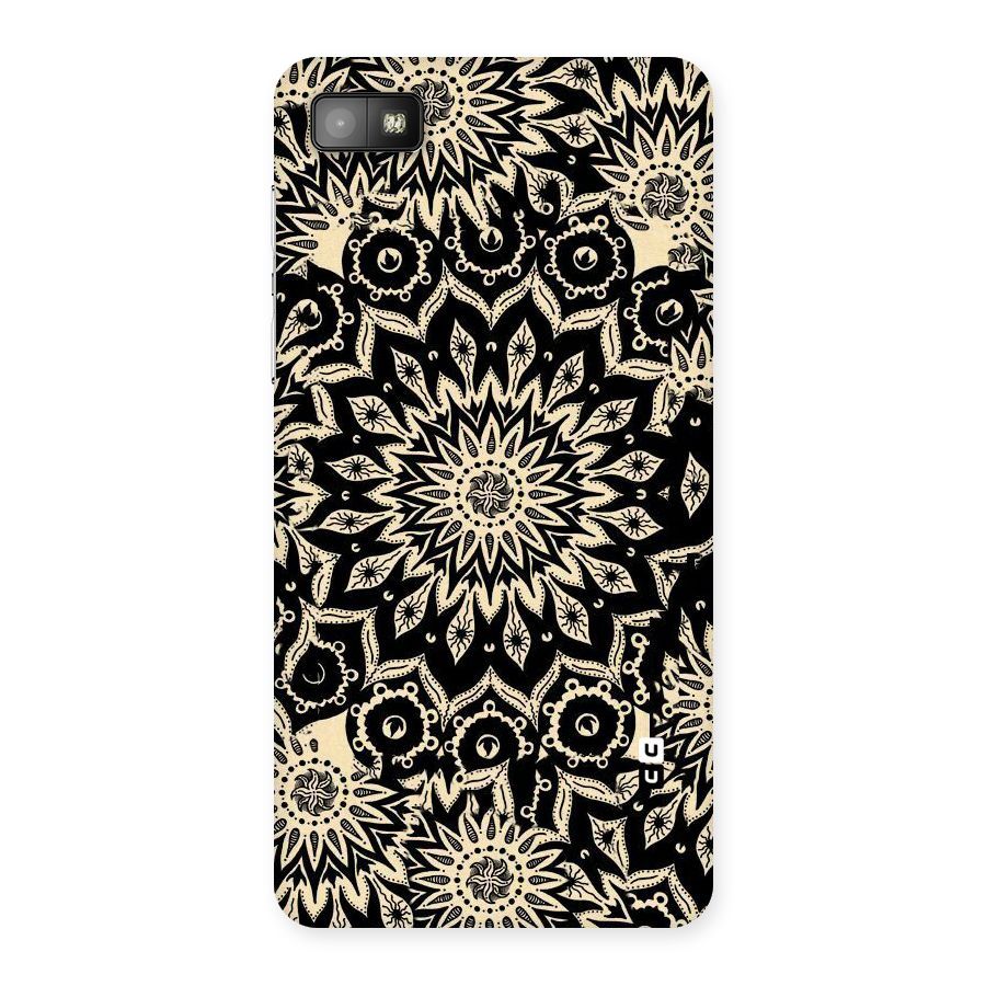 Golden Mandala Back Case for Blackberry Z10