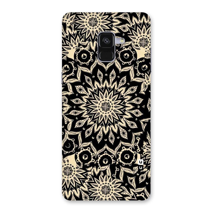 Golden Mandala Back Case for Galaxy A8 Plus
