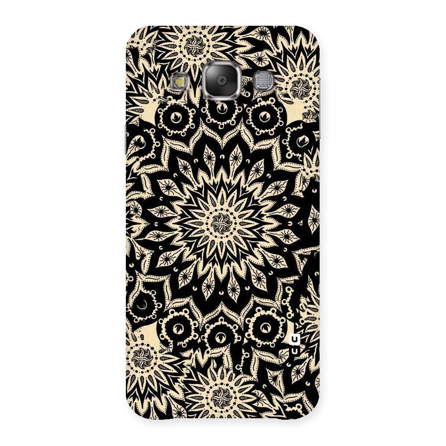 Golden Mandala Back Case for Galaxy E7