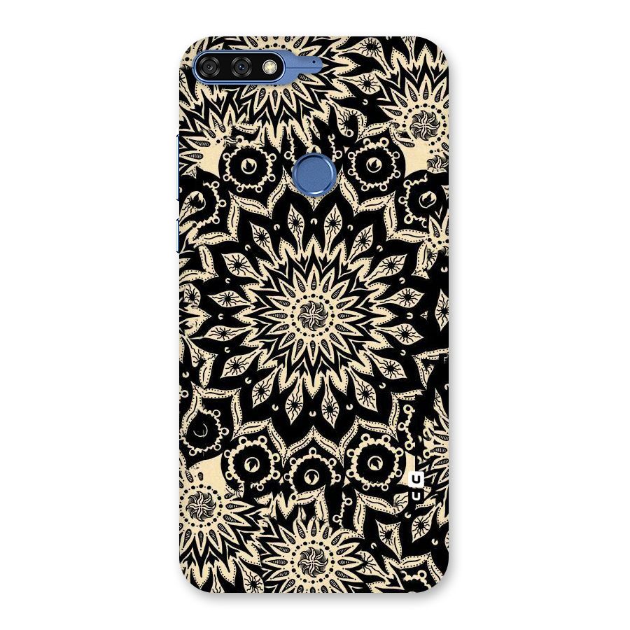 Golden Mandala Back Case for Honor 7C