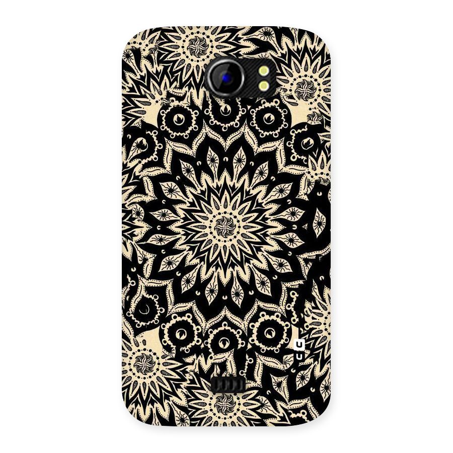 Golden Mandala Back Case for Micromax Canvas 2 A110