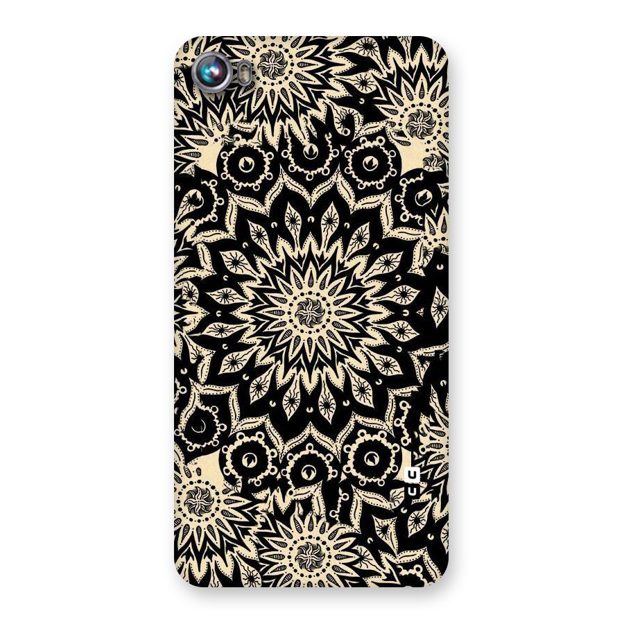 Golden Mandala Back Case for Micromax Canvas Fire 4 A107