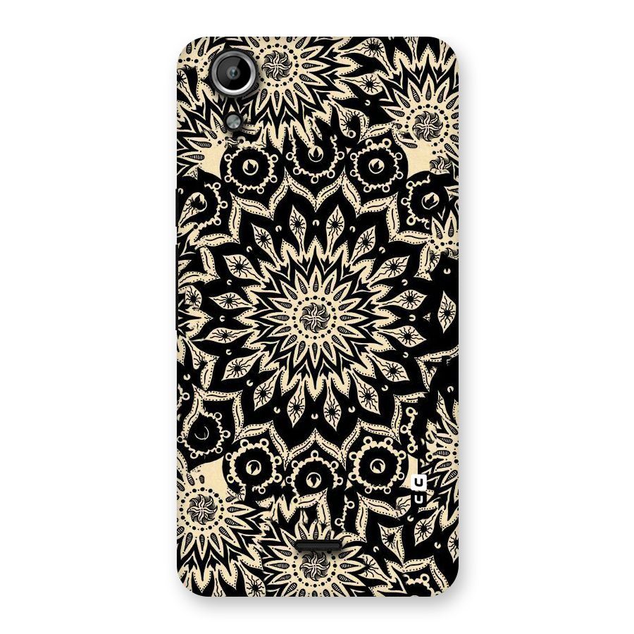 Golden Mandala Back Case for Micromax Canvas Selfie Lens Q345