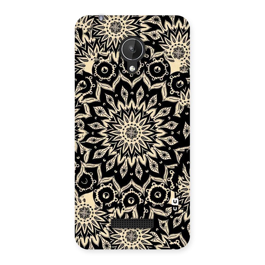 Golden Mandala Back Case for Micromax Canvas Spark Q380
