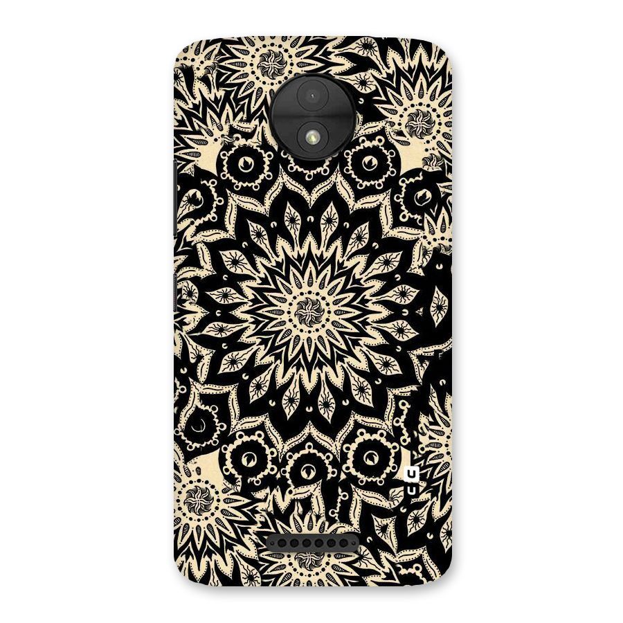 Golden Mandala Back Case for Moto C