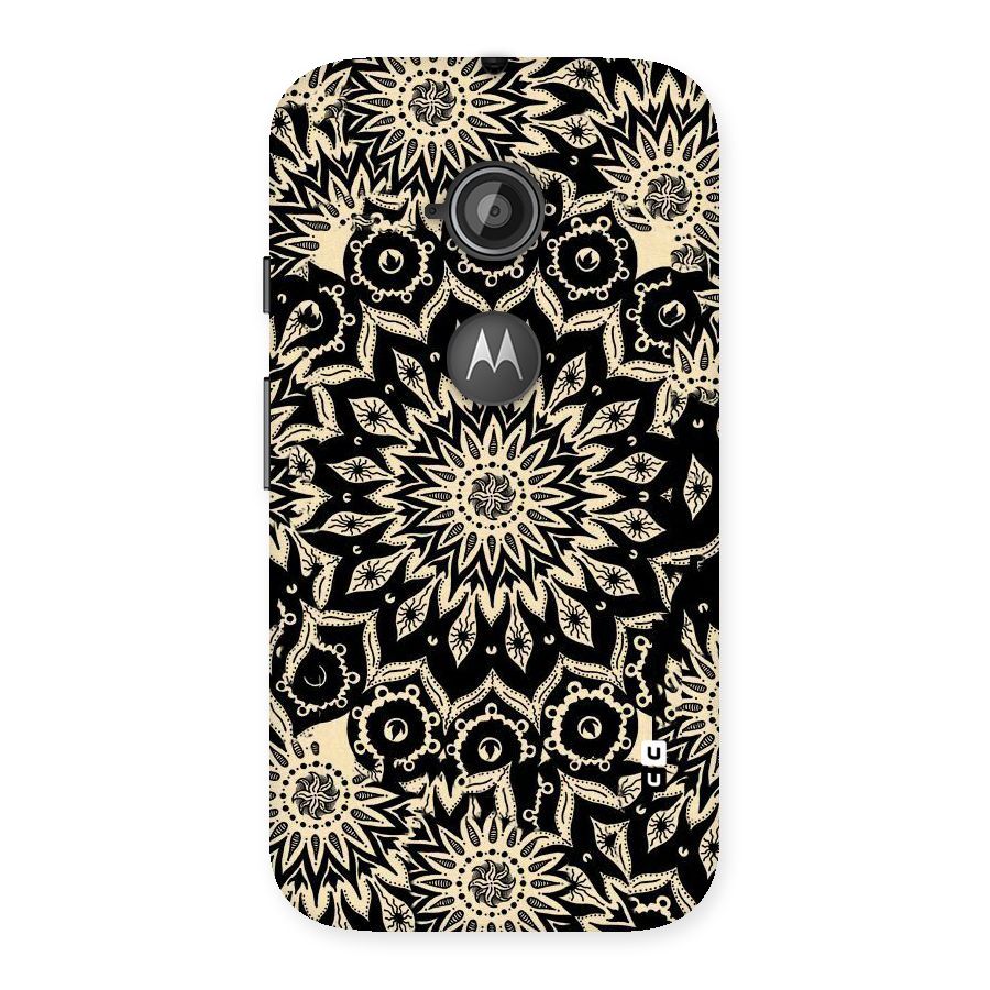 Golden Mandala Back Case for Moto E 2nd Gen