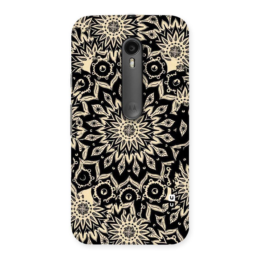 Golden Mandala Back Case for Moto G Turbo