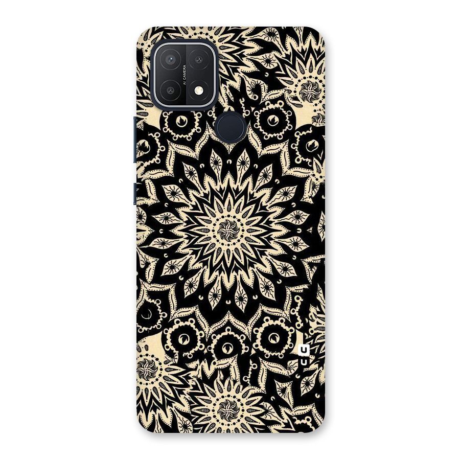 Golden Mandala Back Case for Oppo A15