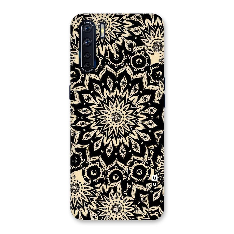 Golden Mandala Back Case for Oppo F15