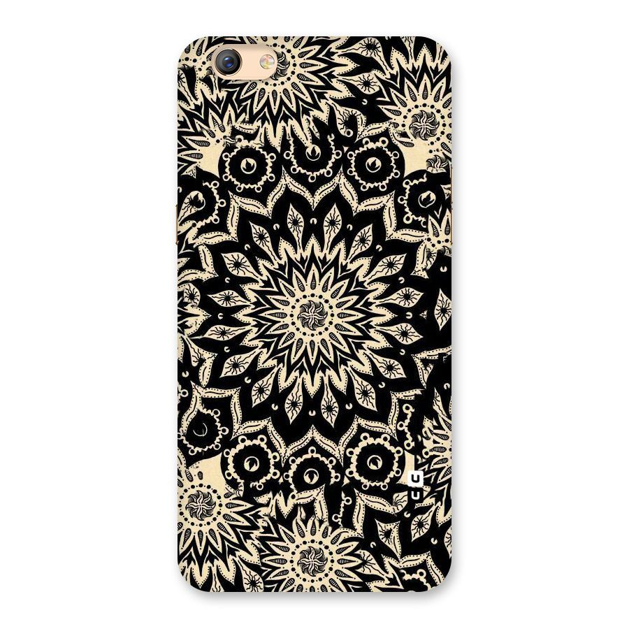 Golden Mandala Back Case for Oppo F3 Plus