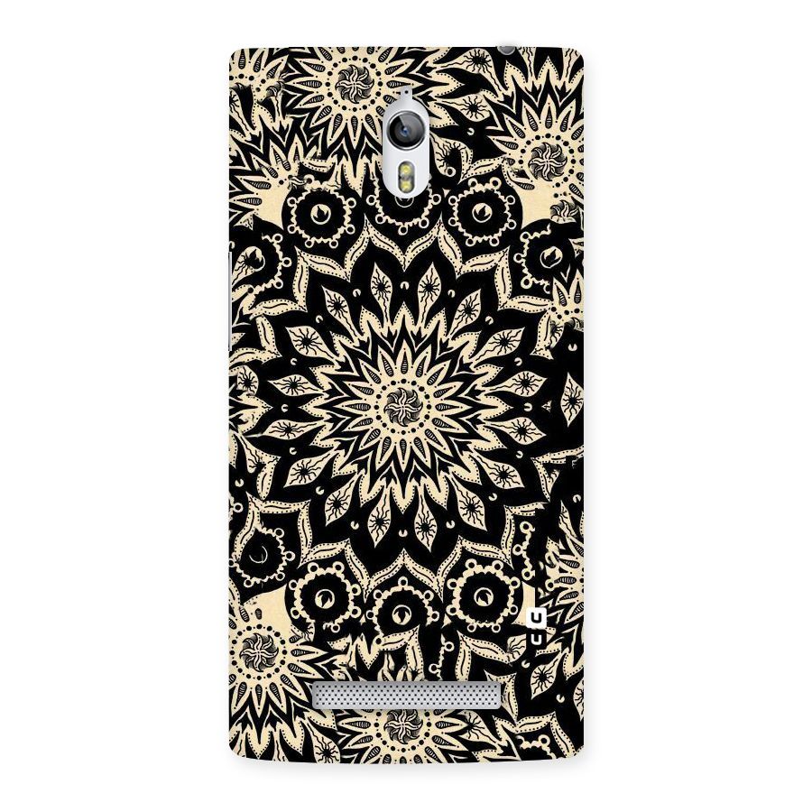 Golden Mandala Back Case for Oppo Find 7