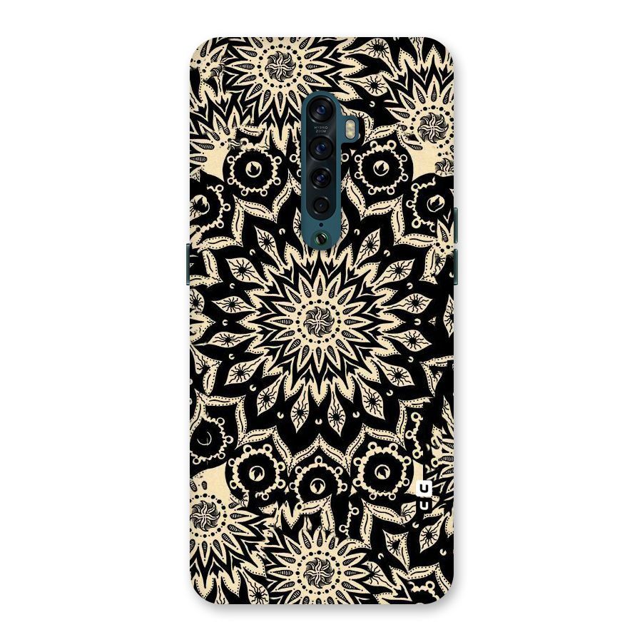 Golden Mandala Back Case for Oppo Reno2