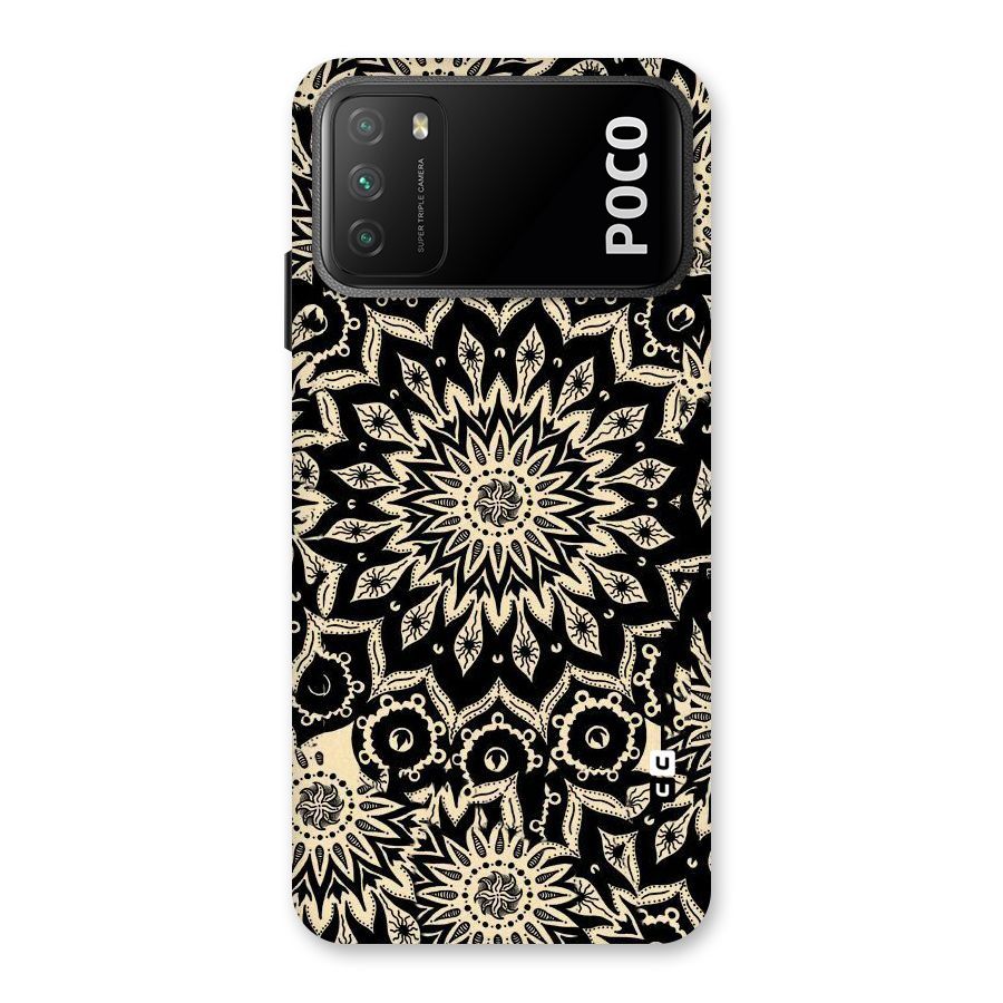 Golden Mandala Back Case for Poco M3