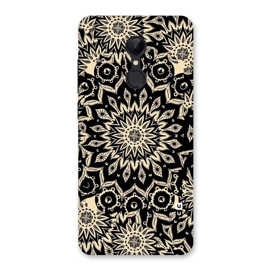 Golden Mandala Back Case for Redmi 5