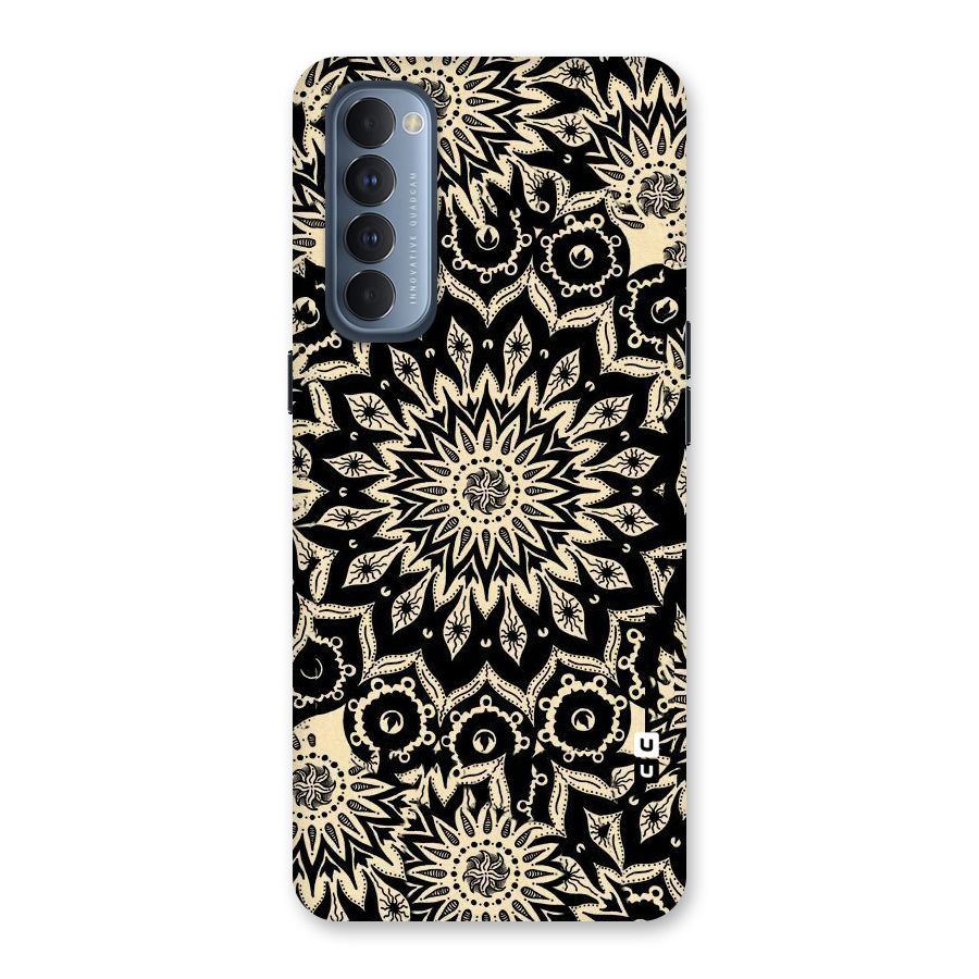 Golden Mandala Back Case for Reno4 Pro
