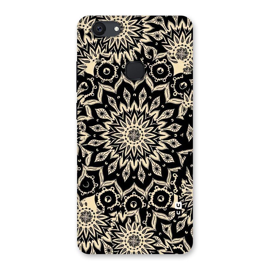 Golden Mandala Back Case for Vivo V7 Plus