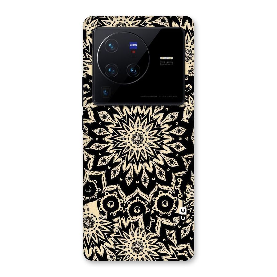 Golden Mandala Back Case for Vivo X80 Pro