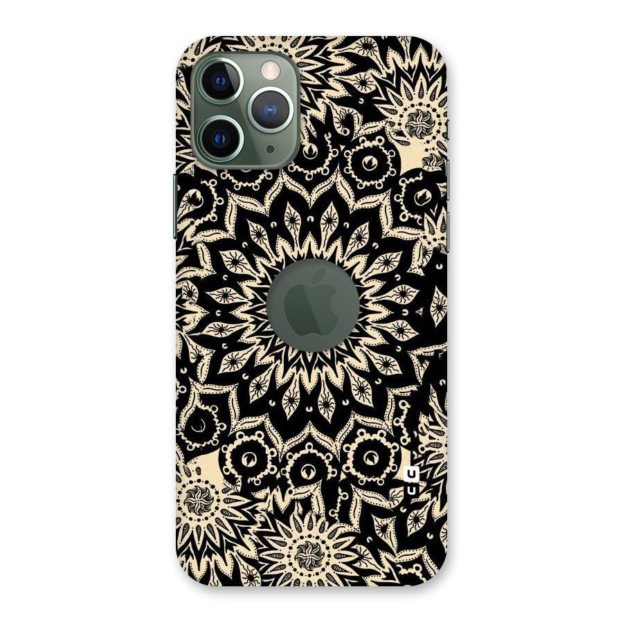Golden Mandala Back Case for iPhone 11 Pro Logo  Cut