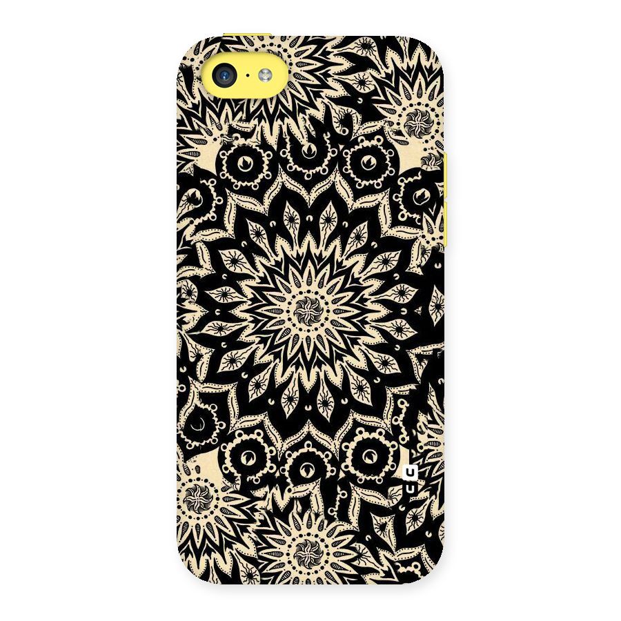 Golden Mandala Back Case for iPhone 5C